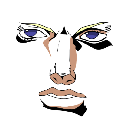 JJBA - Funny valentine face Roblox decal