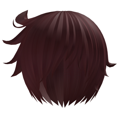 (◞‸◟,) Windy Messy Emo Vkei Anime Hair ҂ Red