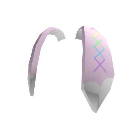 pastel floppy wolf ears 