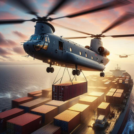  Boing CH-46E Sea Knight Simulator