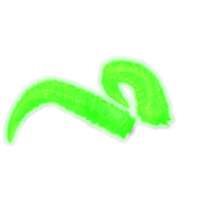 Glowing Demon Horns (Emissive) - Neon Green