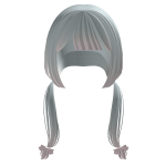 ♡ FREE : ꒰ombre shoujo pigtails with bows꒱