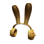 Golden Bunny Headphones