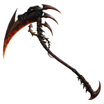 Magma Fiery Bone Scythe