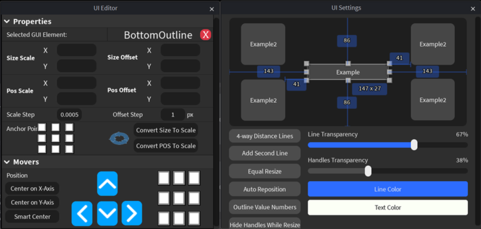 UI Editor V2 / UI Settings preview 1