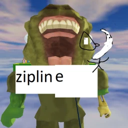 Zipline ride into a freaky zombie guy  icon