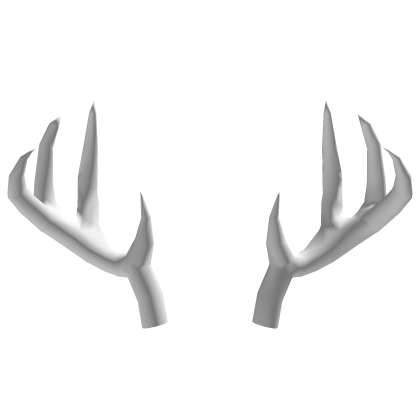 White Antlers Halloween headless horseman  Roblox item