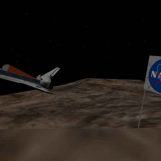 Stand on a asteroid.