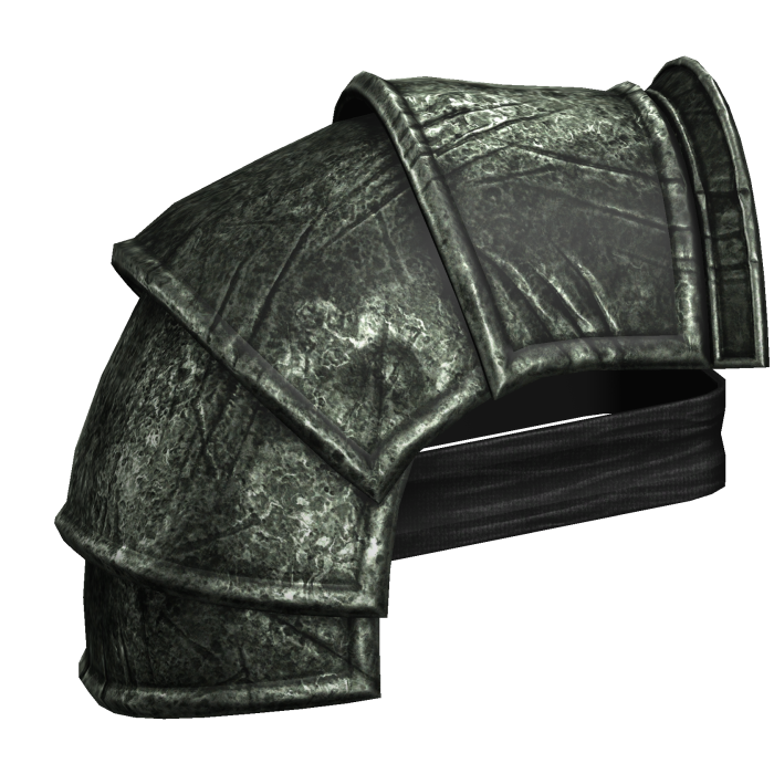 Green Medieval Knight Pauldron - Right