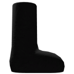 Boots Fuzzy Black Furry Fu… - Right Shoe Accessory