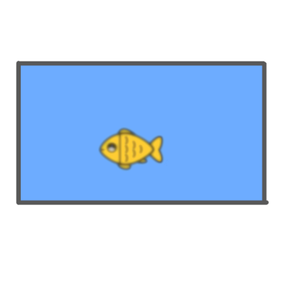 Yellow FISHY in a fish tank Roblox decal