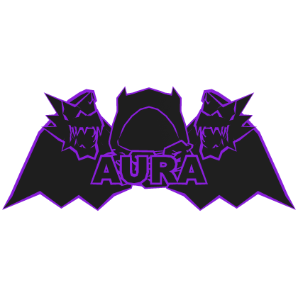Purple  Hood Chain Dragon Wings AURA Combo