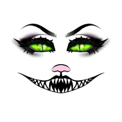 Cheshire Cat Makeup Roblox decal