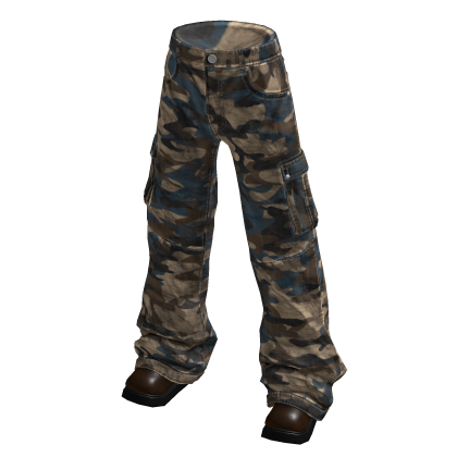 Camo Cargo Pants (Olive)