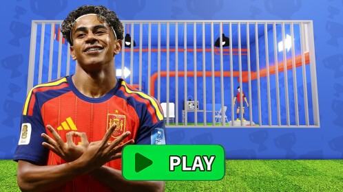 ⚽️LAMINE YAMAL PRISON RUN! (Obby)