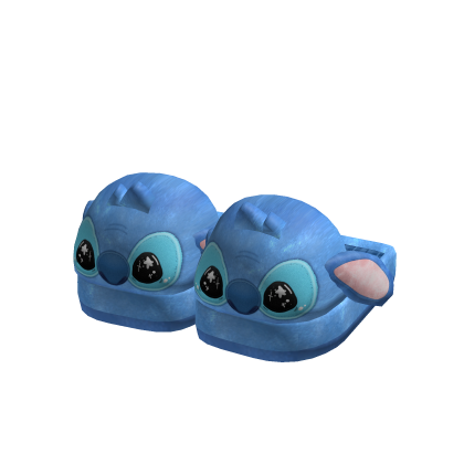 Cute Blue Alien Slippers