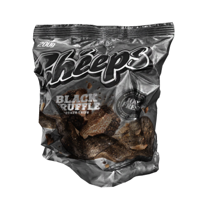 MARCHÉE - Black Truffle Chip Bag Headpiece