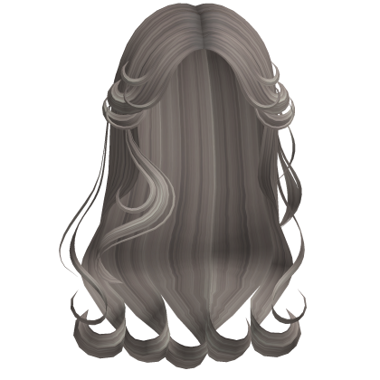 Wispy Long Fairy Curls (Ash) Roblox item