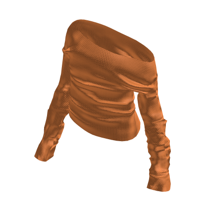 Terracotta Off-Shoulder Sweater