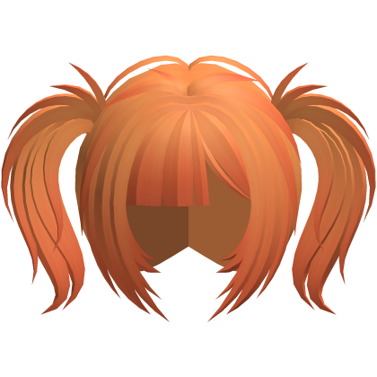 emo vkei moe scene ponytails orange