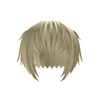 Short choppy vkei Pigtails Hair(Blonde)