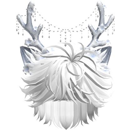 Christmas Messy Hair w/ Antlers