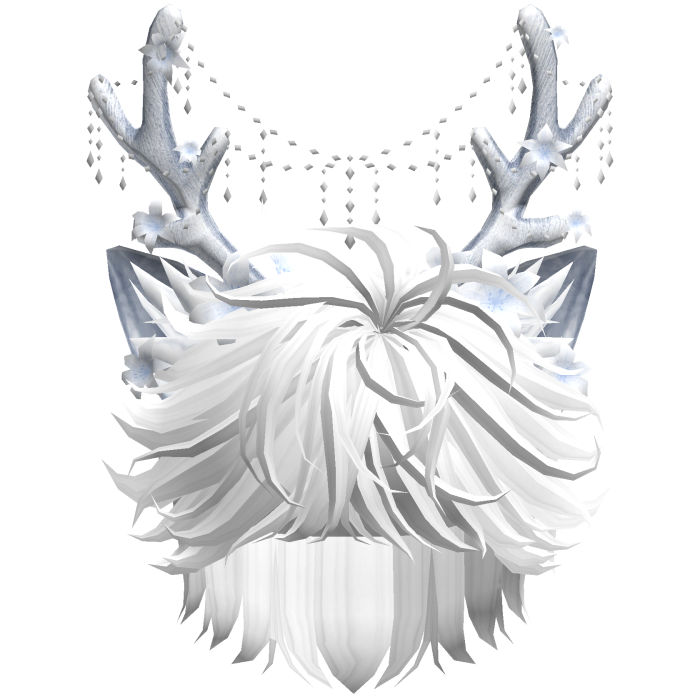 Christmas Messy Hair w/ Antlers