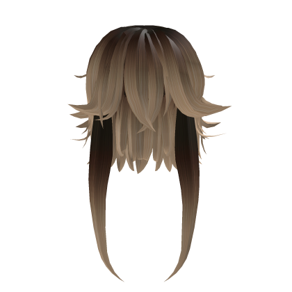 Butterfly Wolf Cut Blonde Highlights Roblox item