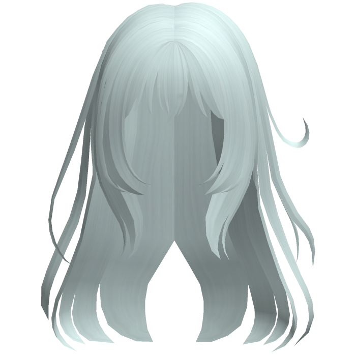 teal wispy loose angelic anime hair