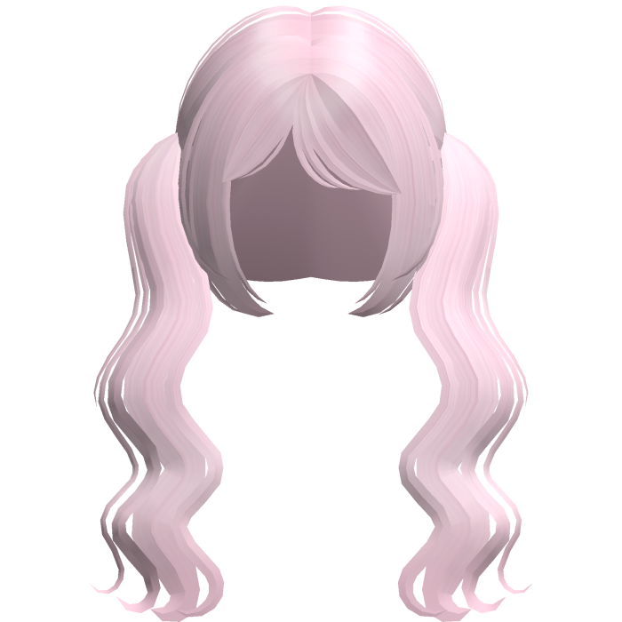 Wavy Long Cute Pigtails Moe Pink