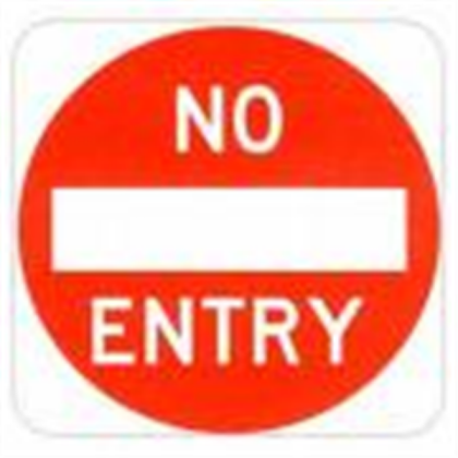 No entry sign Roblox decal