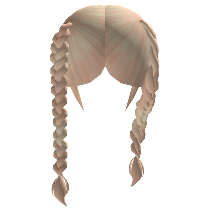♡ Dainty Double Braids (Blonde) Roblox item