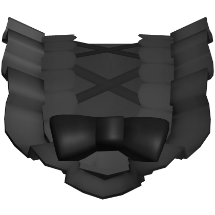 black coquette doll ruffled headpiece Roblox item