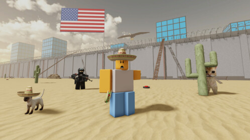 Traverser la frontière mexicaine simulateur