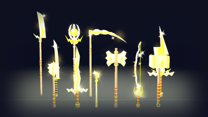 Low Poly Fantasy Weapon Pack x60 Elemental Blade preview 4