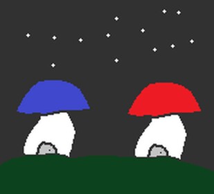 Mushroom village