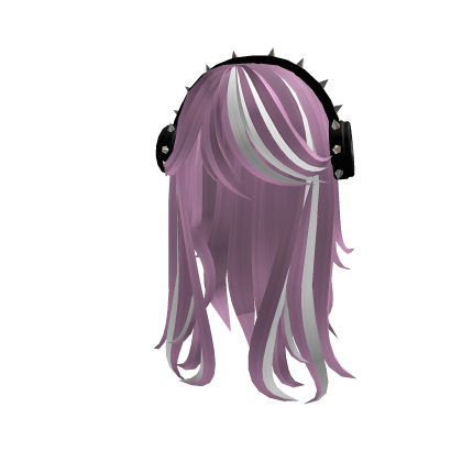 Y2K Pink Headphone Hair Roblox item