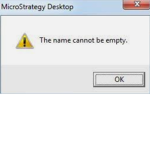 Name cannot be empty fans