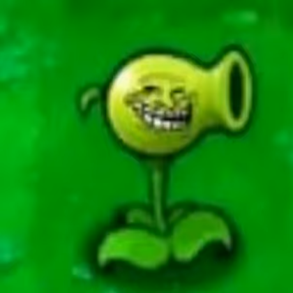 troll peashooter Roblox decal