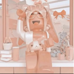 Polka peach