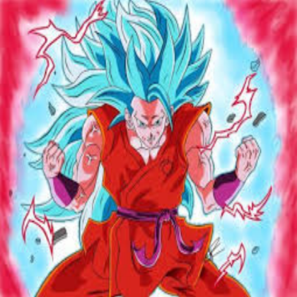 ultra pase de dragon ball evolution alpha ssj blue Roblox decal