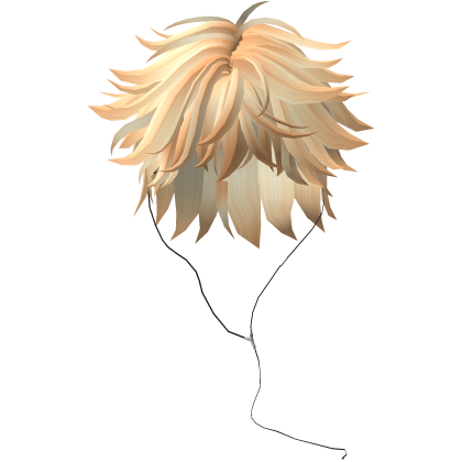 Y2K emo boy with headphones, blonde hair