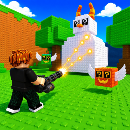 Shoot a Lucky Block
