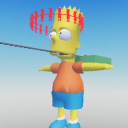 Cartride into Bart Simpson