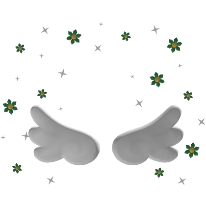 Angel Wings and Green Dasies Aura