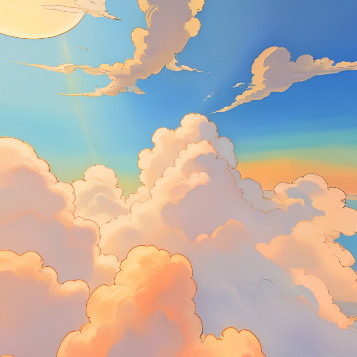 Anime Moon Ocean Sky preview 1