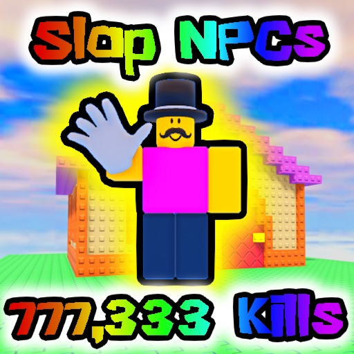 Slap and kill NPCs official Roblox game thumbnail