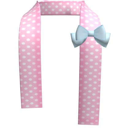 🧁 rainbow polka dot scarf blue tweencore whimsy