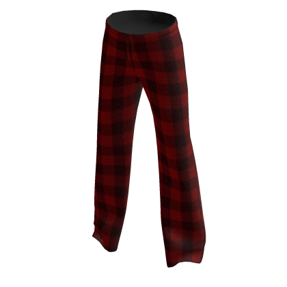 Red Flannel Plaid Pajama Pants
