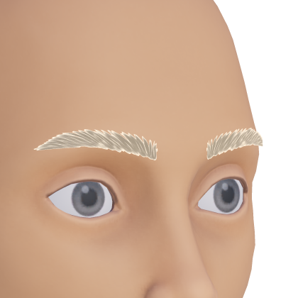 Natural Male Eyebrows Blonde